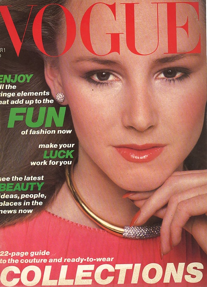 British Vogue Cover March 1978