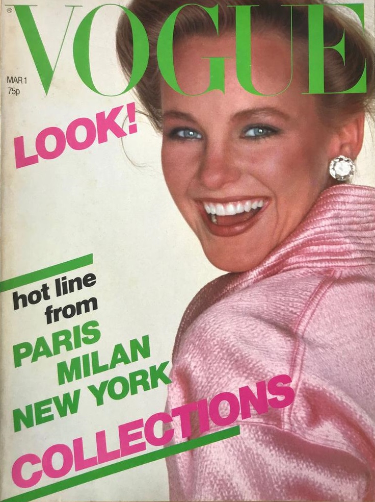 British Vogue Cover March 1979