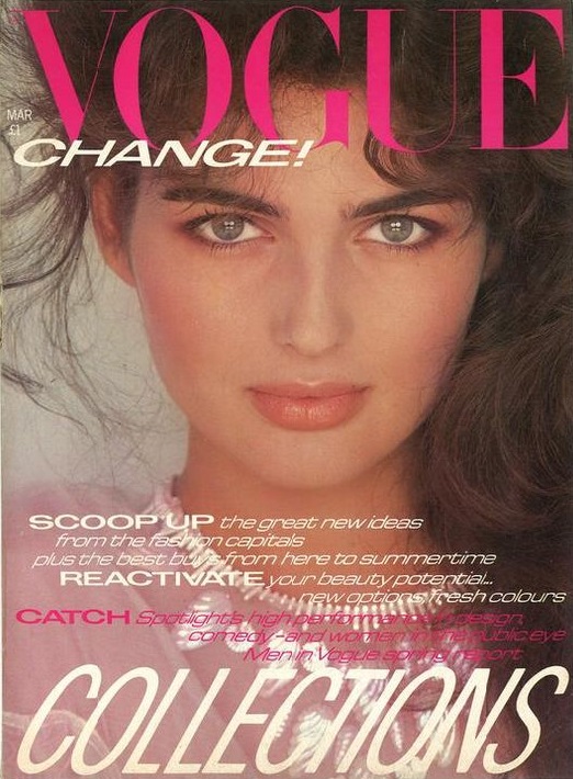 British Vogue Cover March 1981