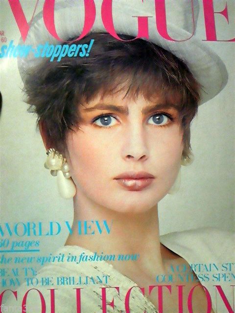 British Vogue Cover March 1985