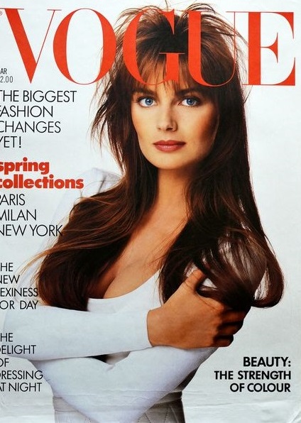 British Vogue Cover March 1987