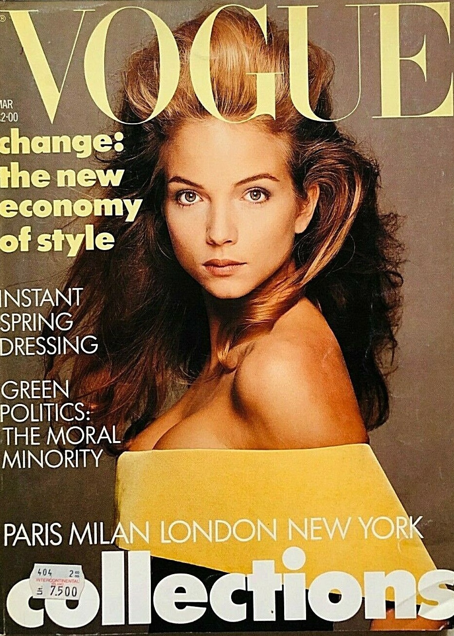 British Vogue Cover March 1988