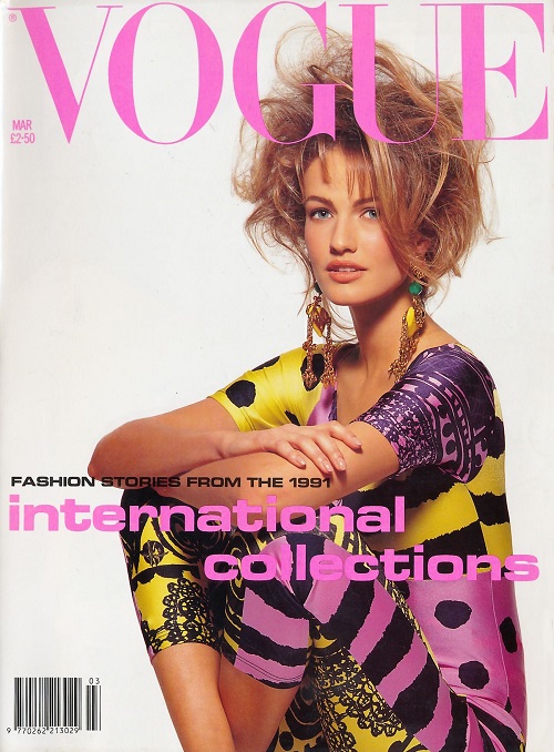 British Vogue Cover March 1991