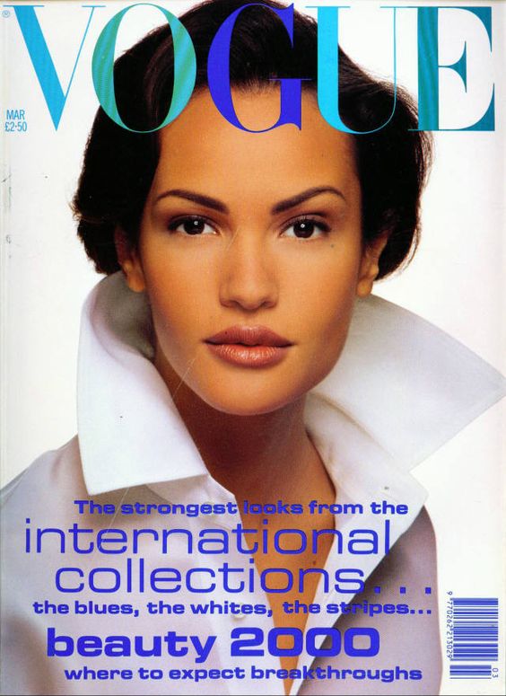 British Vogue Cover March 1992