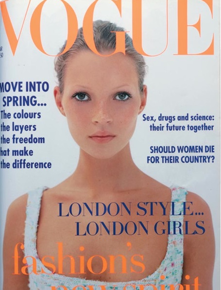 British Vogue Cover March 1993