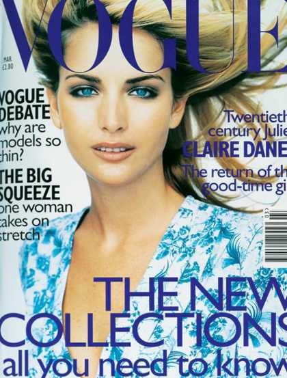 British Vogue Cover March 1997