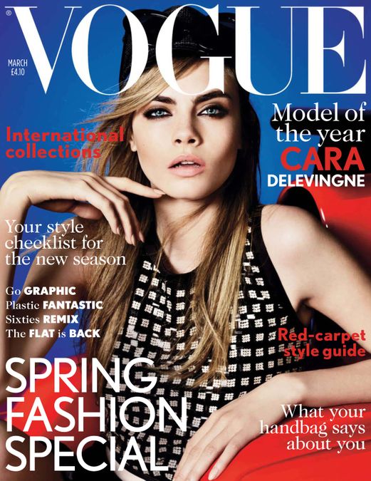 British Vogue Cover March 2013