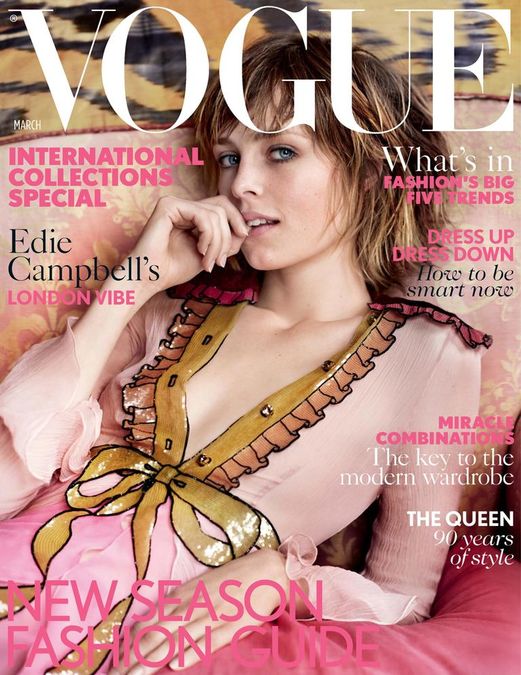 British Vogue Cover March 2016