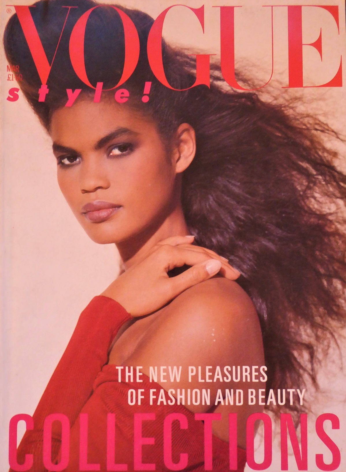 British Vogue Cover March 1986