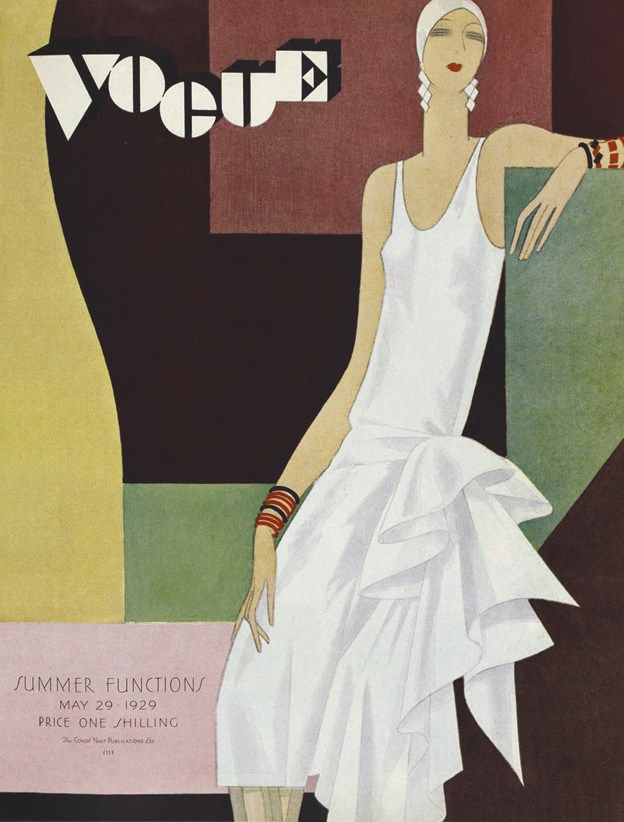 British Vogue Cover May 1929