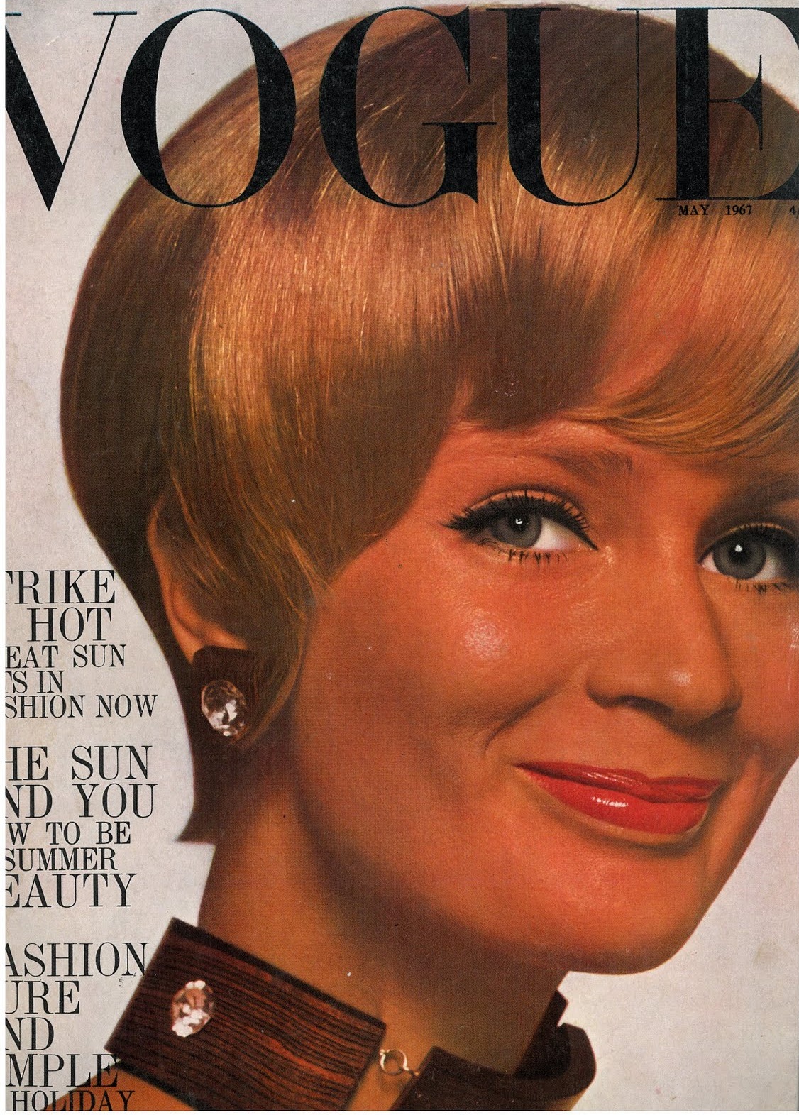 British Vogue Cover May 1967