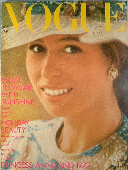 British Vogue Cover May 1973