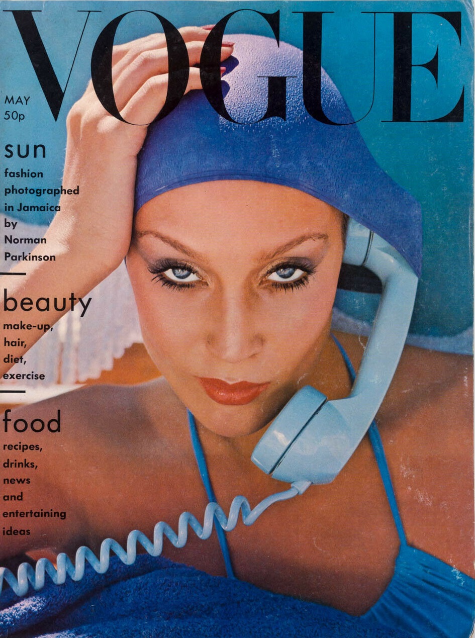 British Vogue Cover May 1975