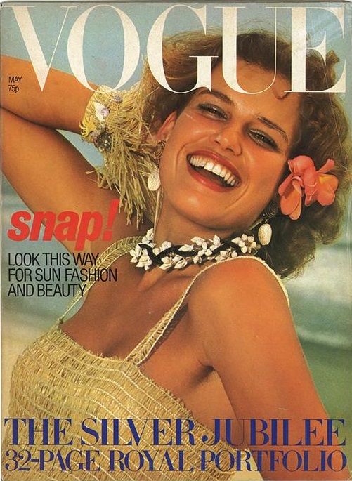 British Vogue Cover May 1977