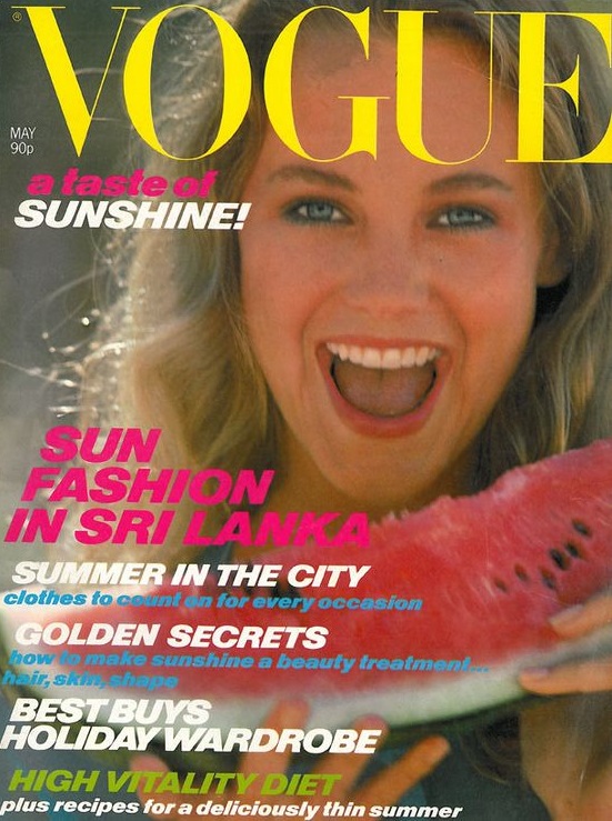 British Vogue Cover May 1980