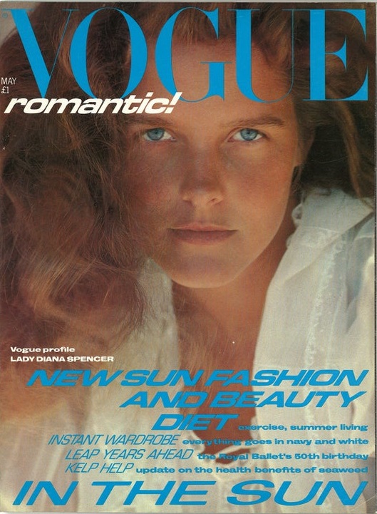 British Vogue Cover May 1981