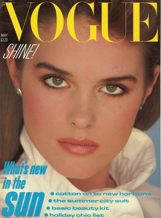 British Vogue Cover May 1982