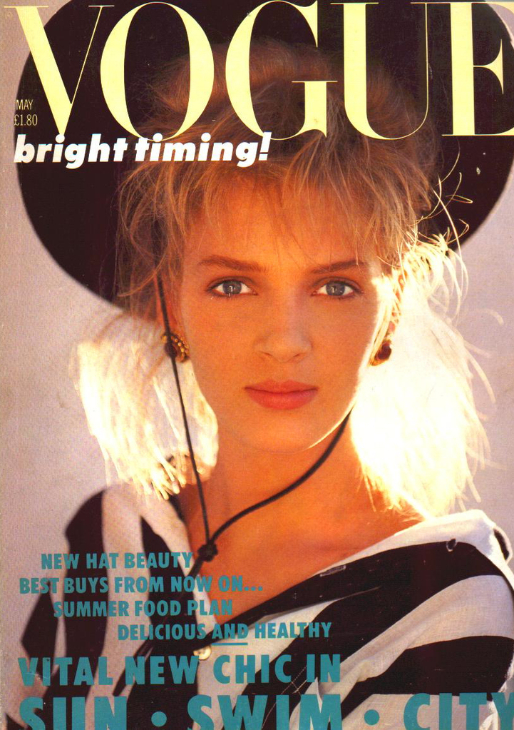 British Vogue Cover May 1986