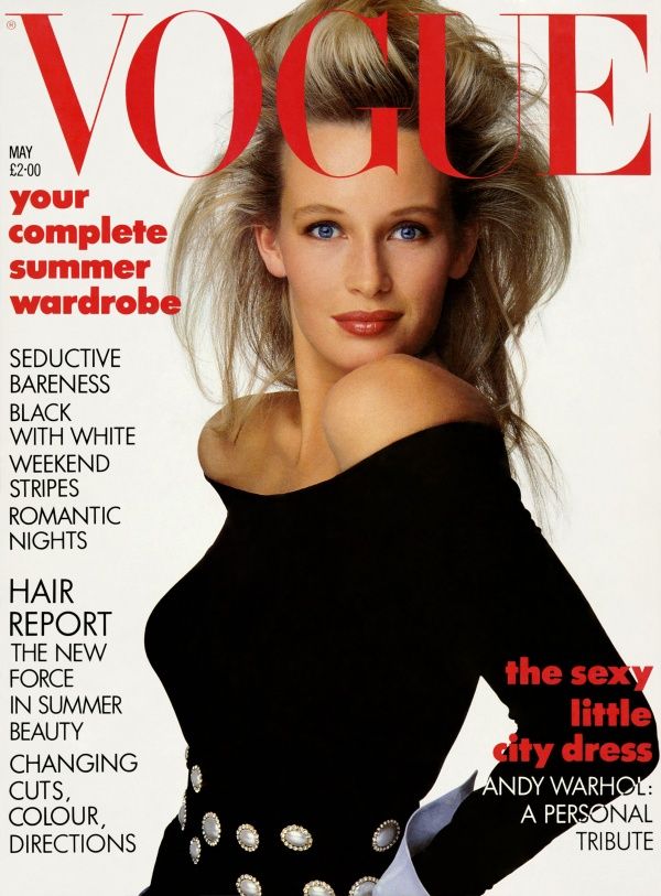 British Vogue Cover May 1987