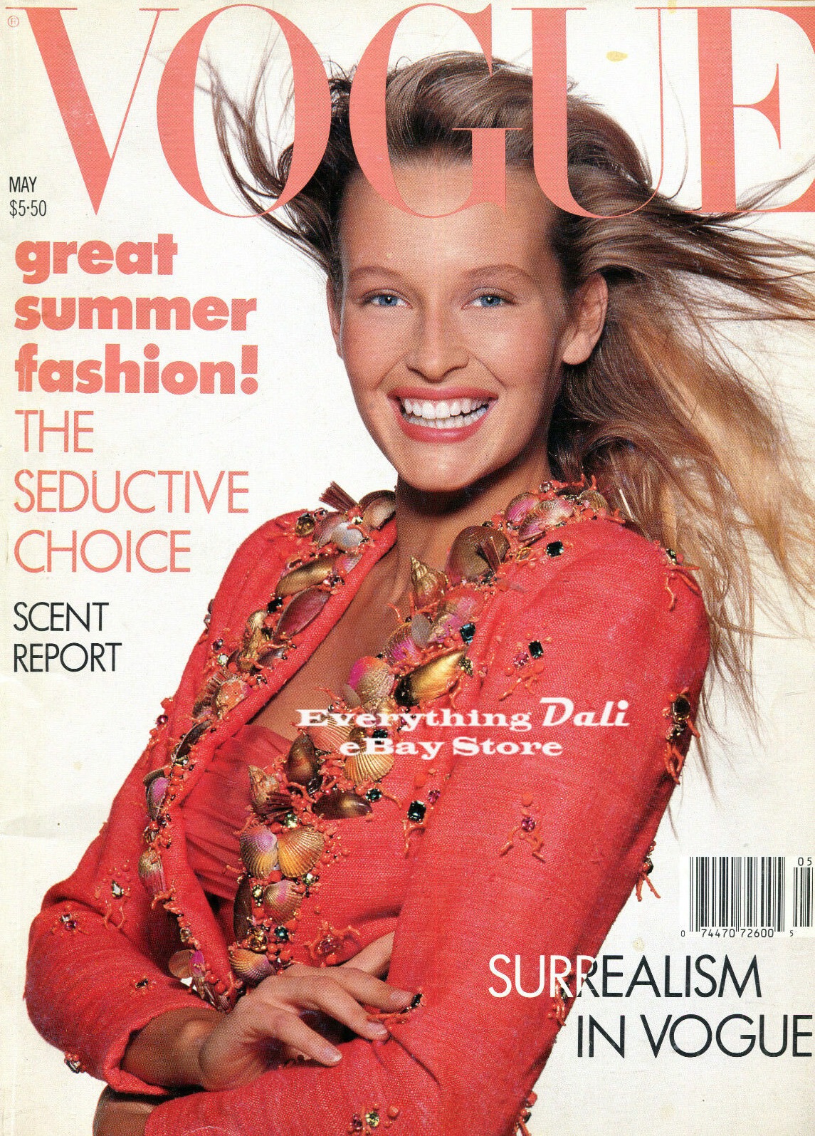 British Vogue Cover May 1988