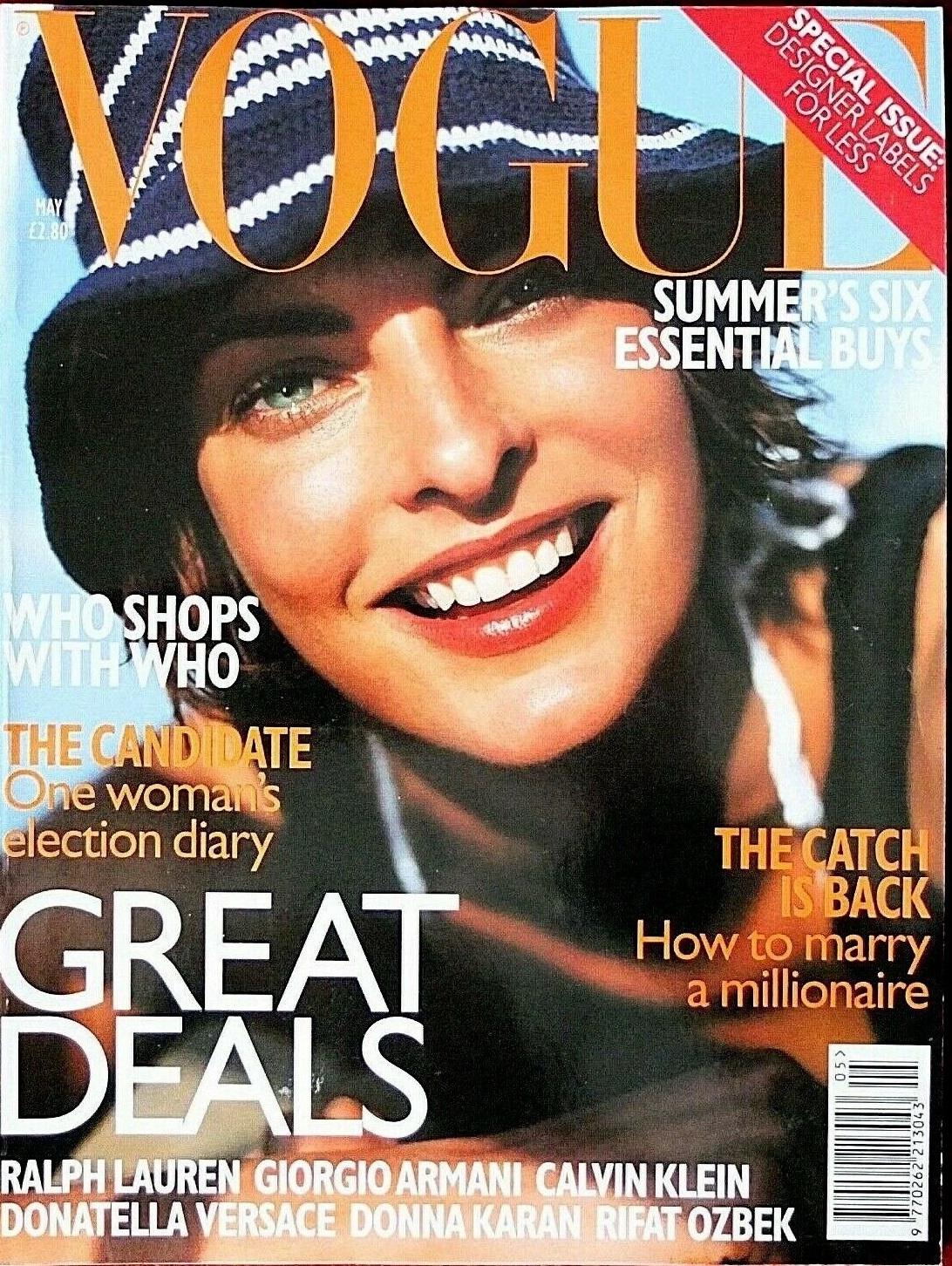 British Vogue Cover May 1997