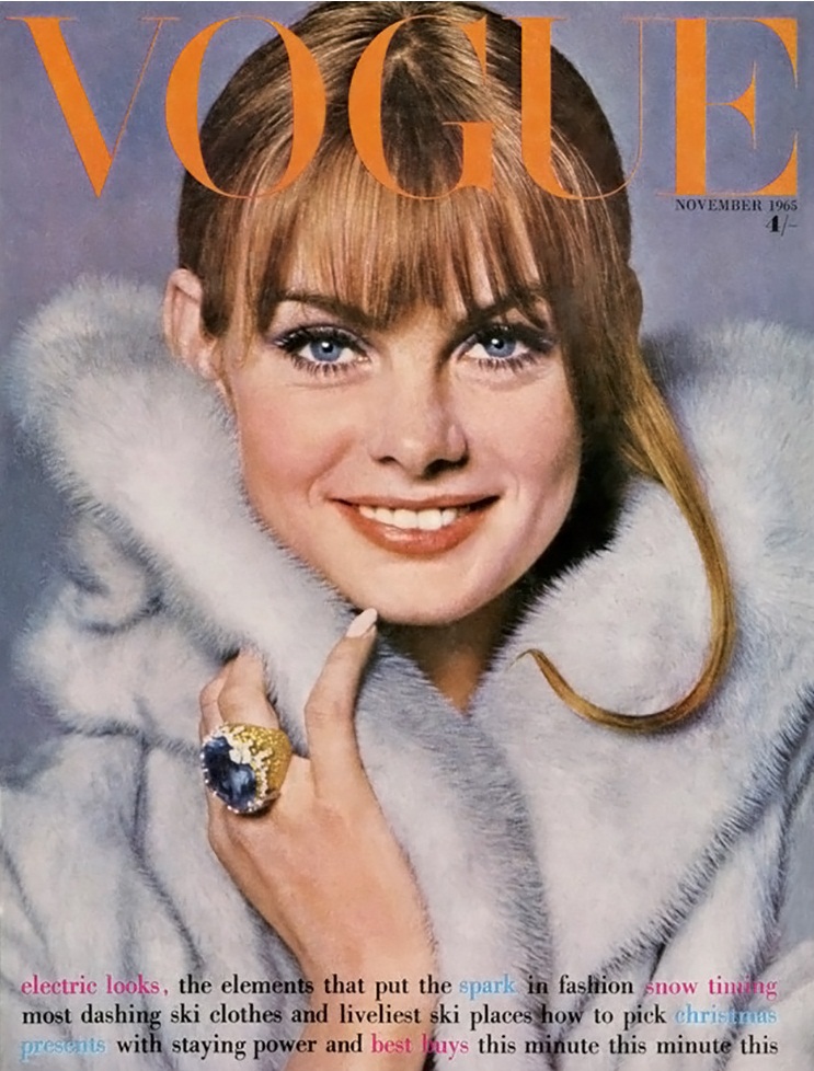 British Vogue Cover November 1965