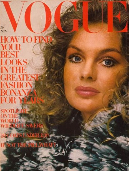 British Vogue Cover November 1970