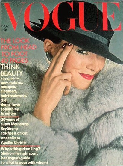 British Vogue Cover November 1972