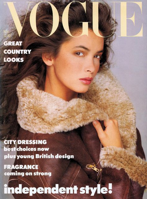 British Vogue Cover November 1986