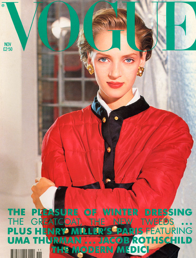 British Vogue Cover November 1990