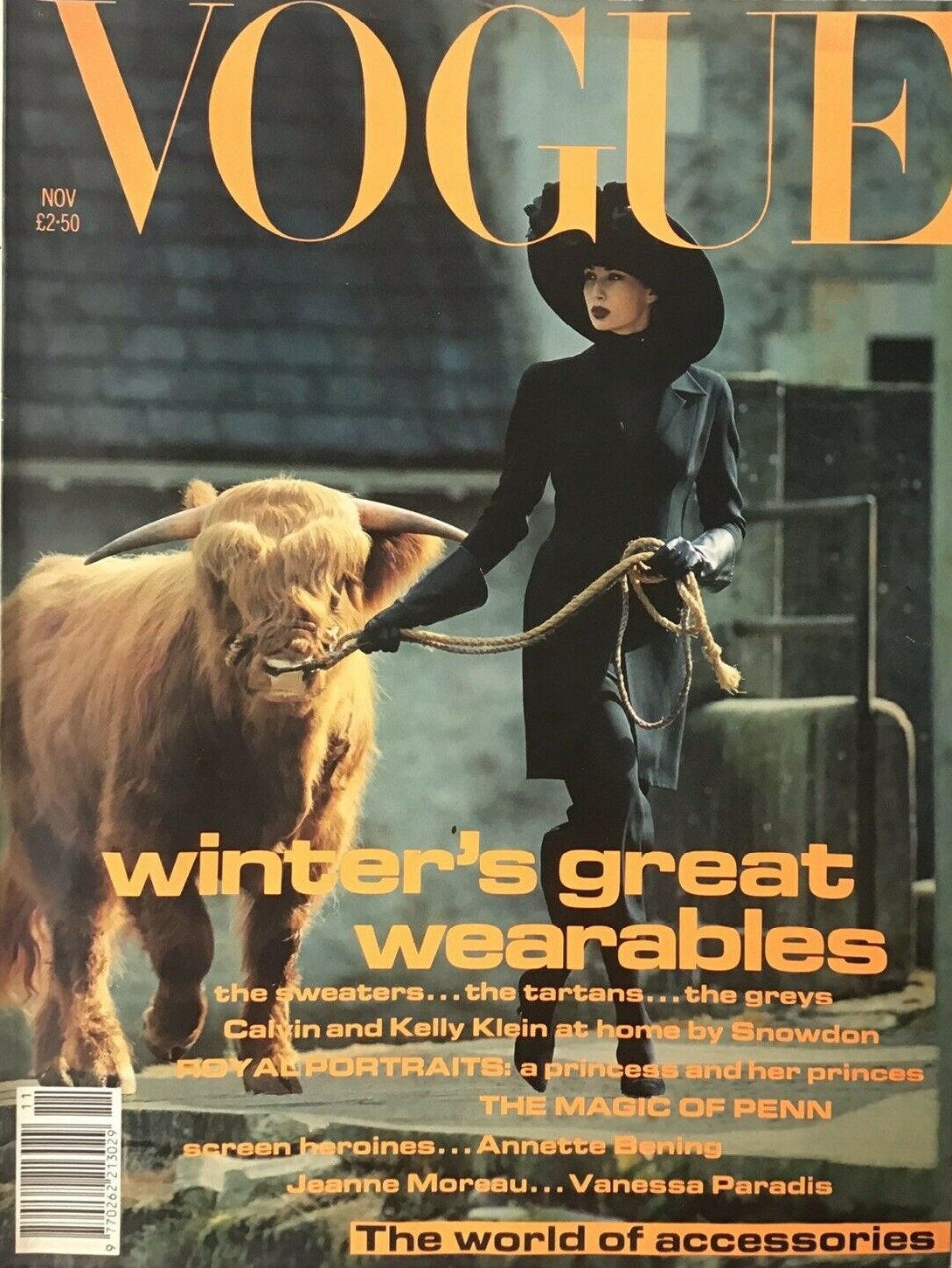 British Vogue Cover November 1991