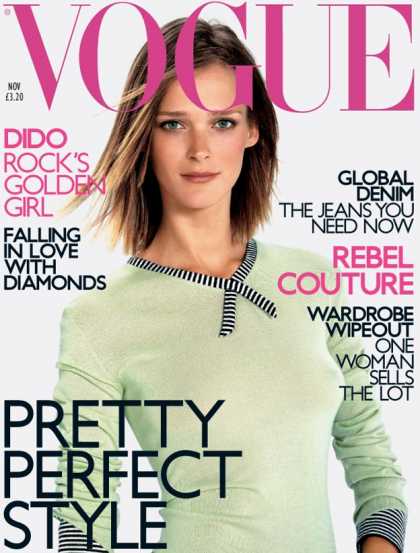 British Vogue Cover November 2001