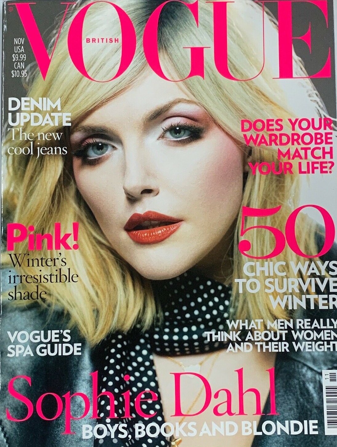 British Vogue Cover November 2007