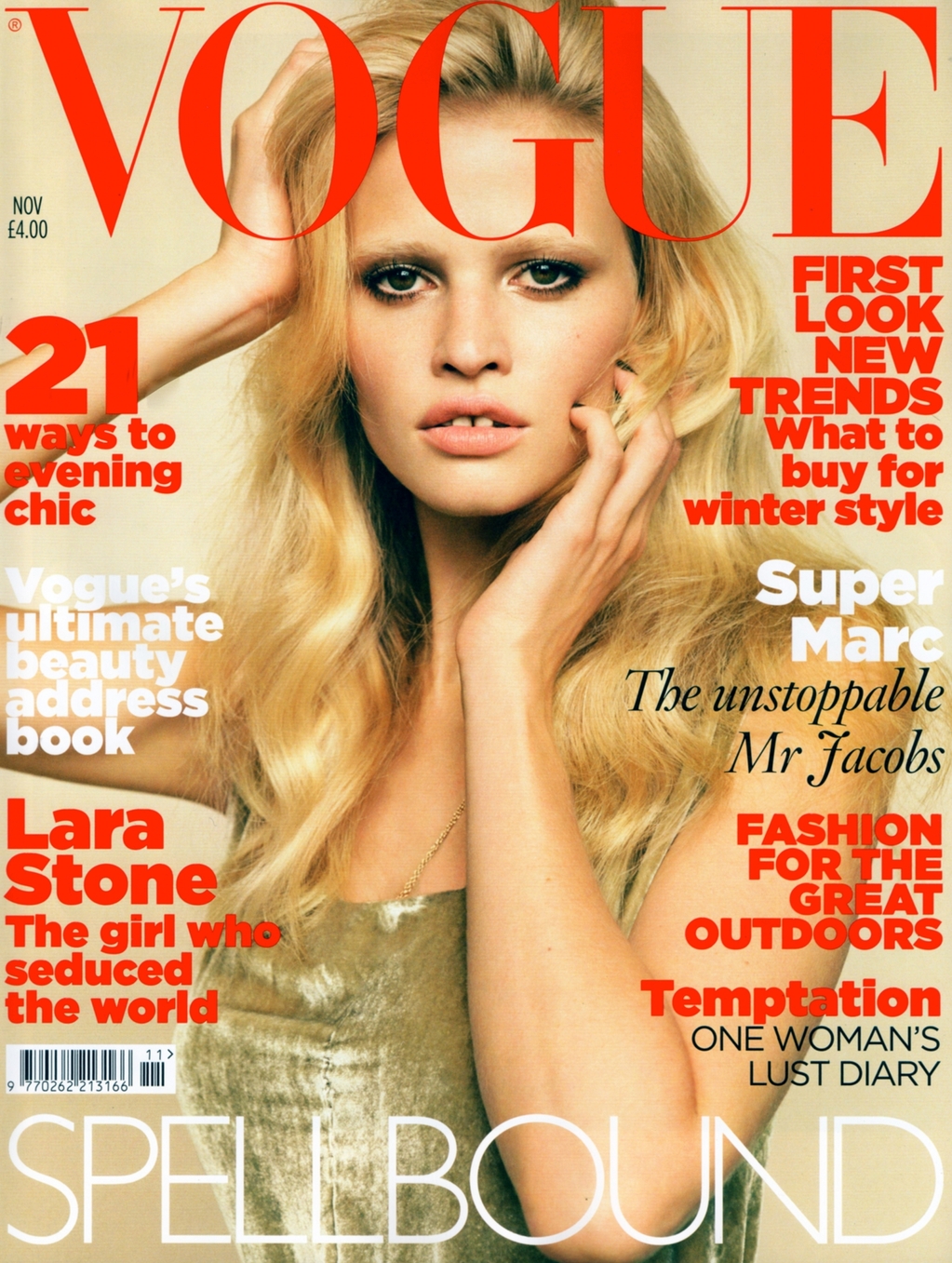 British Vogue Cover November 2010