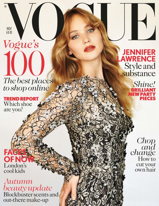 British Vogue Cover November 2012