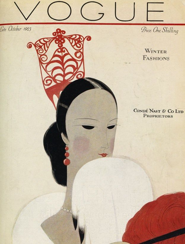 British Vogue Cover October 1923