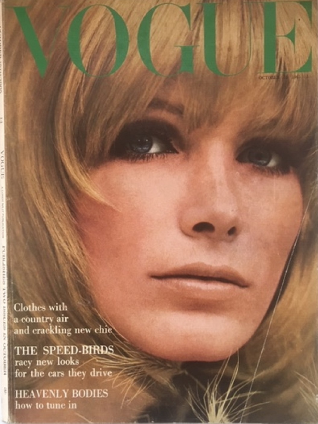 British Vogue Cover October 1965