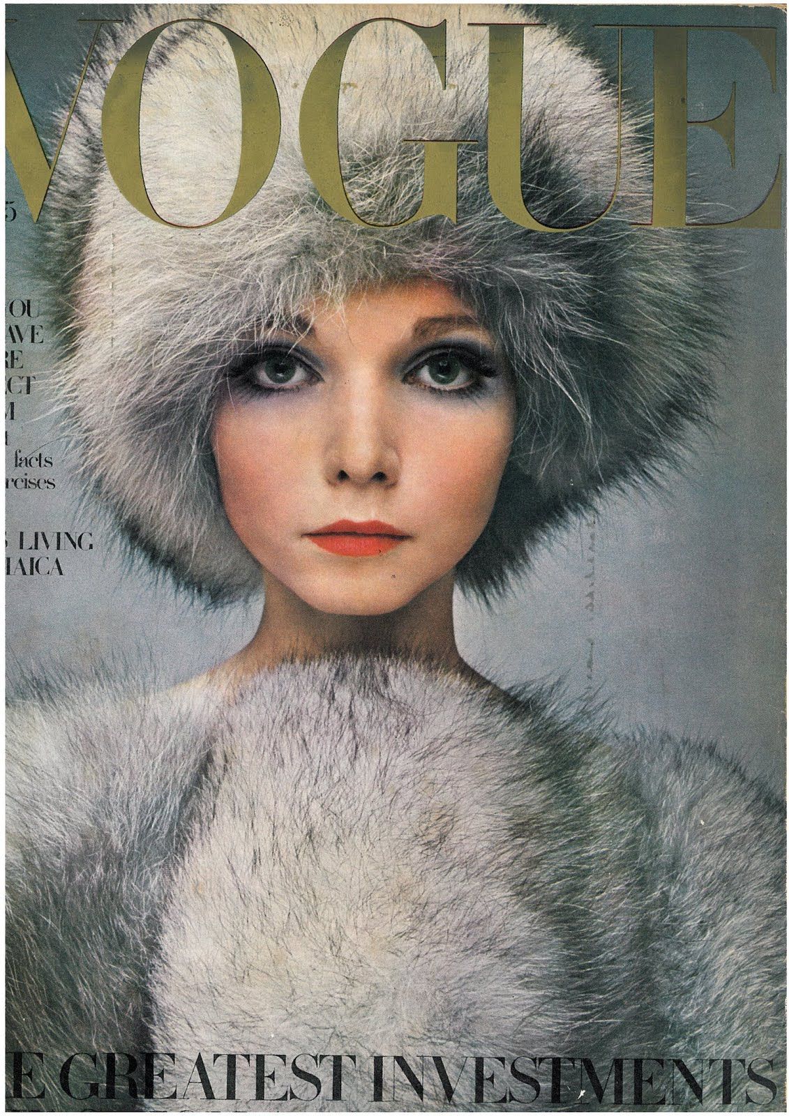 British Vogue Cover October 1968