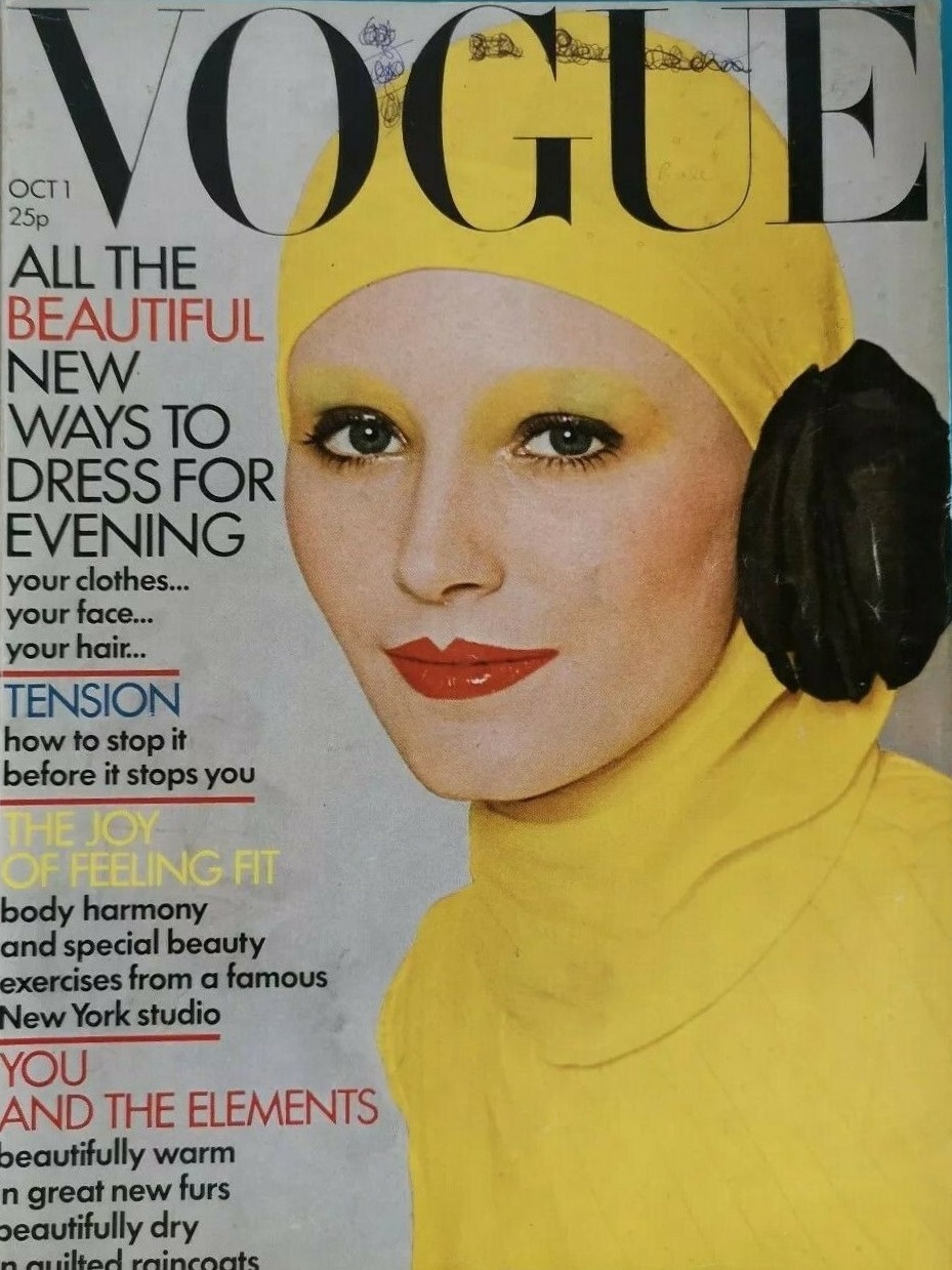 British Vogue Cover October 1971