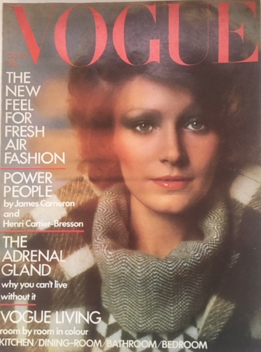 British Vogue Cover October 1972