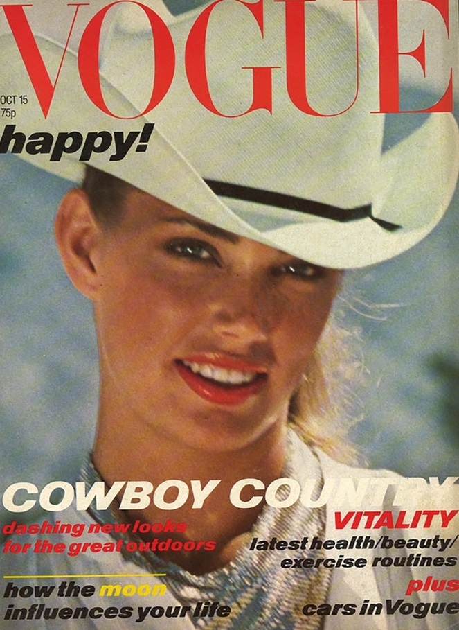 British Vogue Cover October 1978