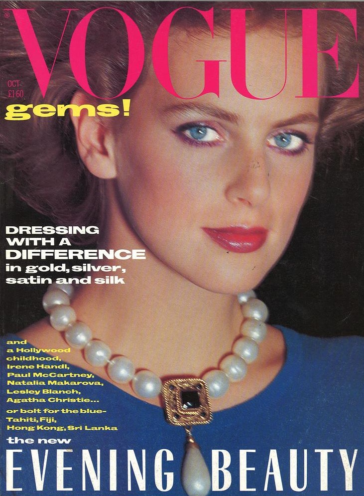 British Vogue Cover October 1984