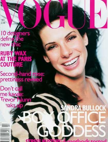 British Vogue Cover October 1996