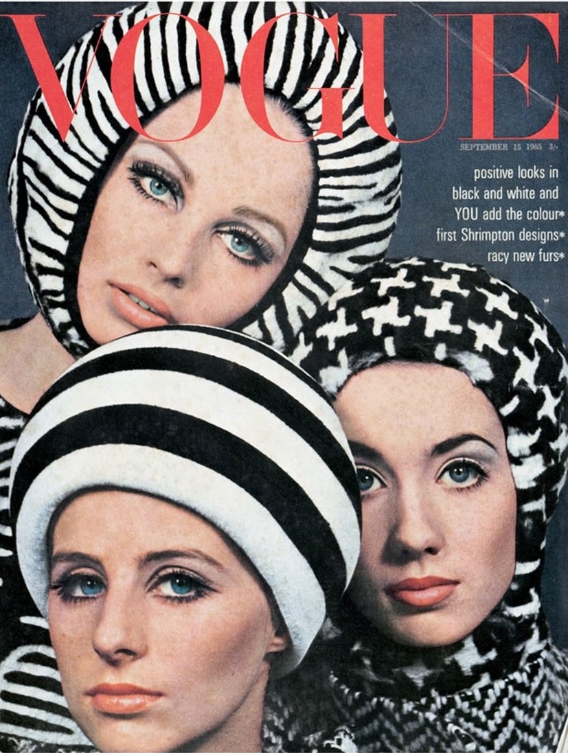 British Vogue Cover September 1965