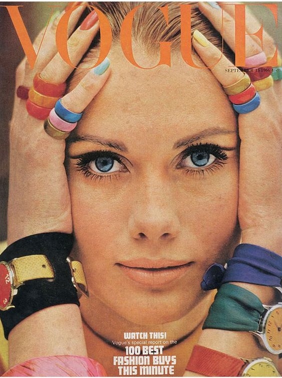 British Vogue Cover September 1966