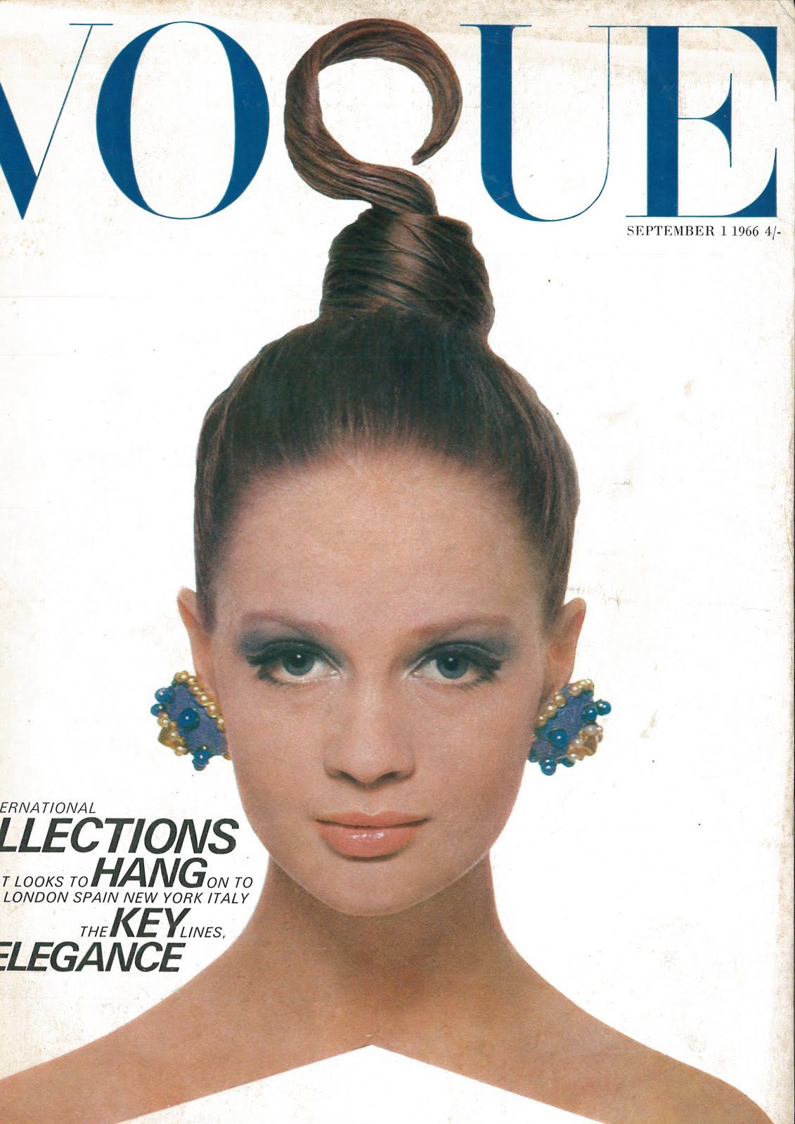 British Vogue Cover September 1966