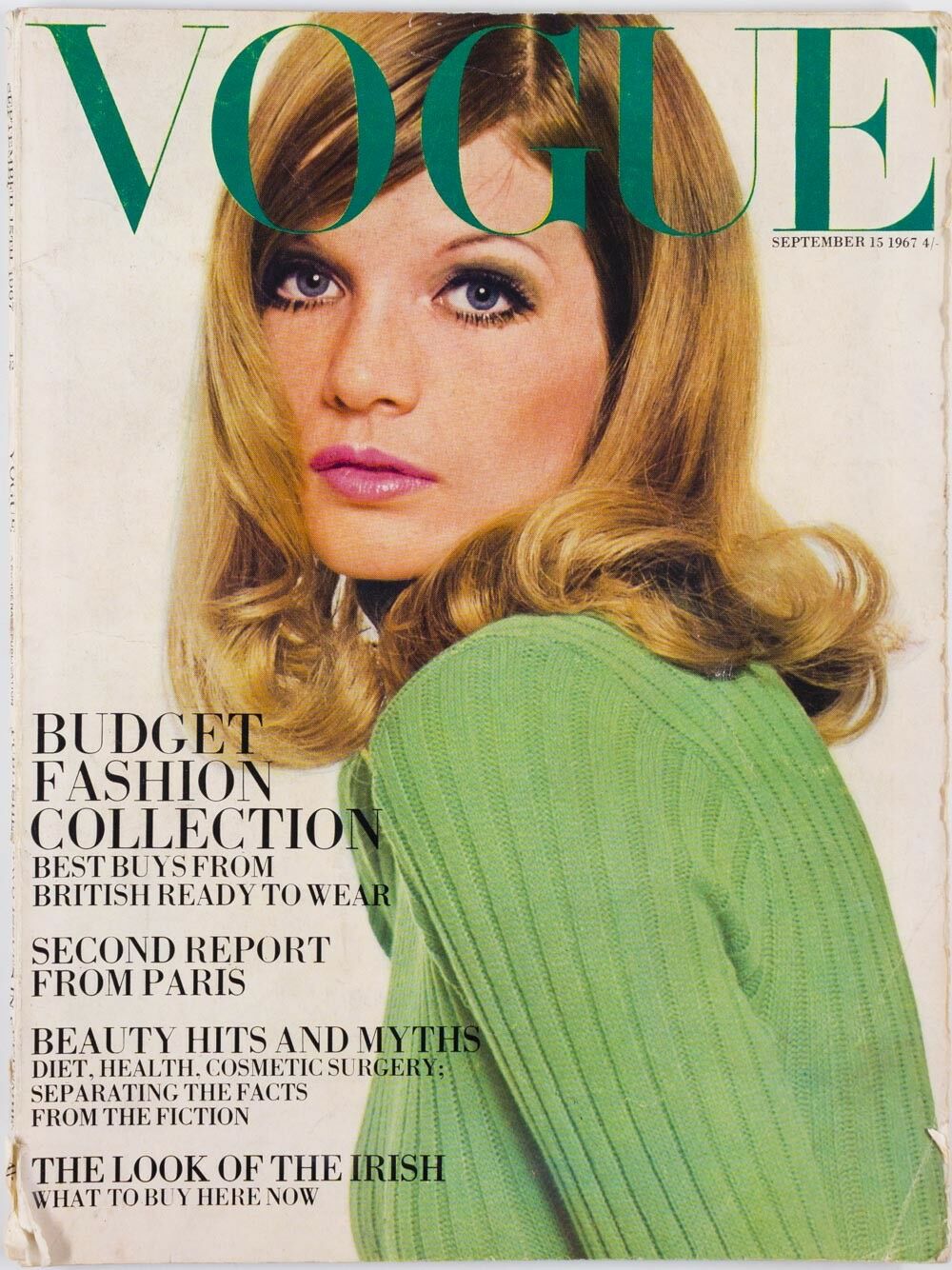 British Vogue Cover September 1967