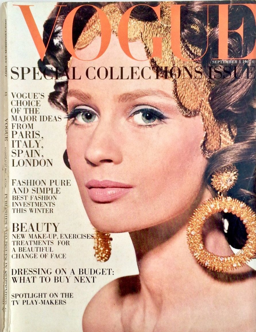 British Vogue Cover September 1967