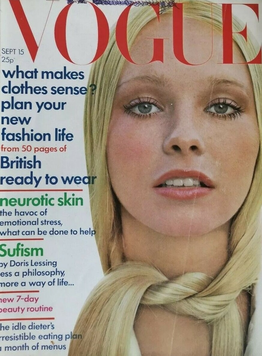 British Vogue Cover September 1971