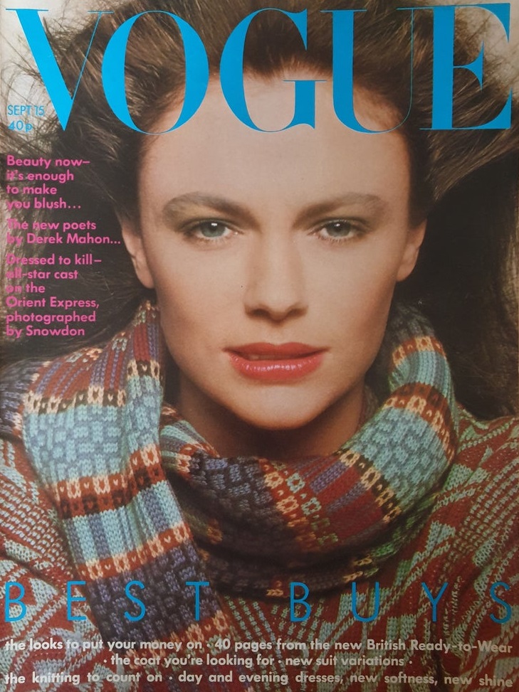 British Vogue Cover September 1974